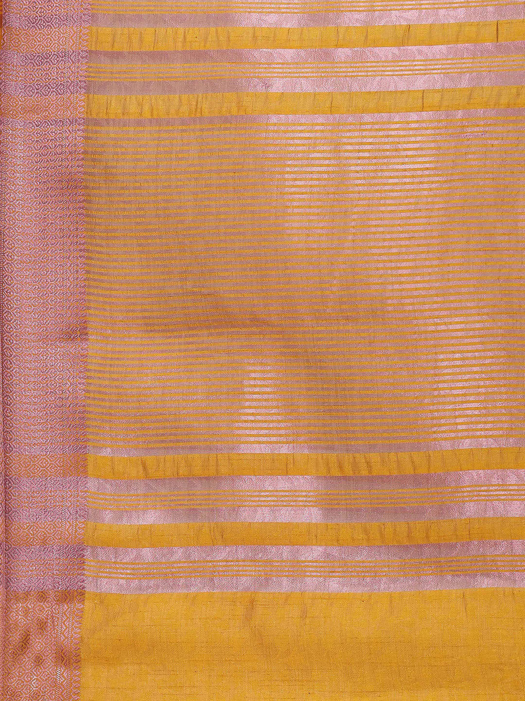 Plain Zari Border Handloom Woven Saree