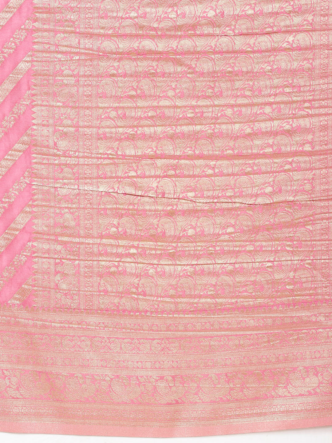 Zari Jaal Plain Georgette Saree