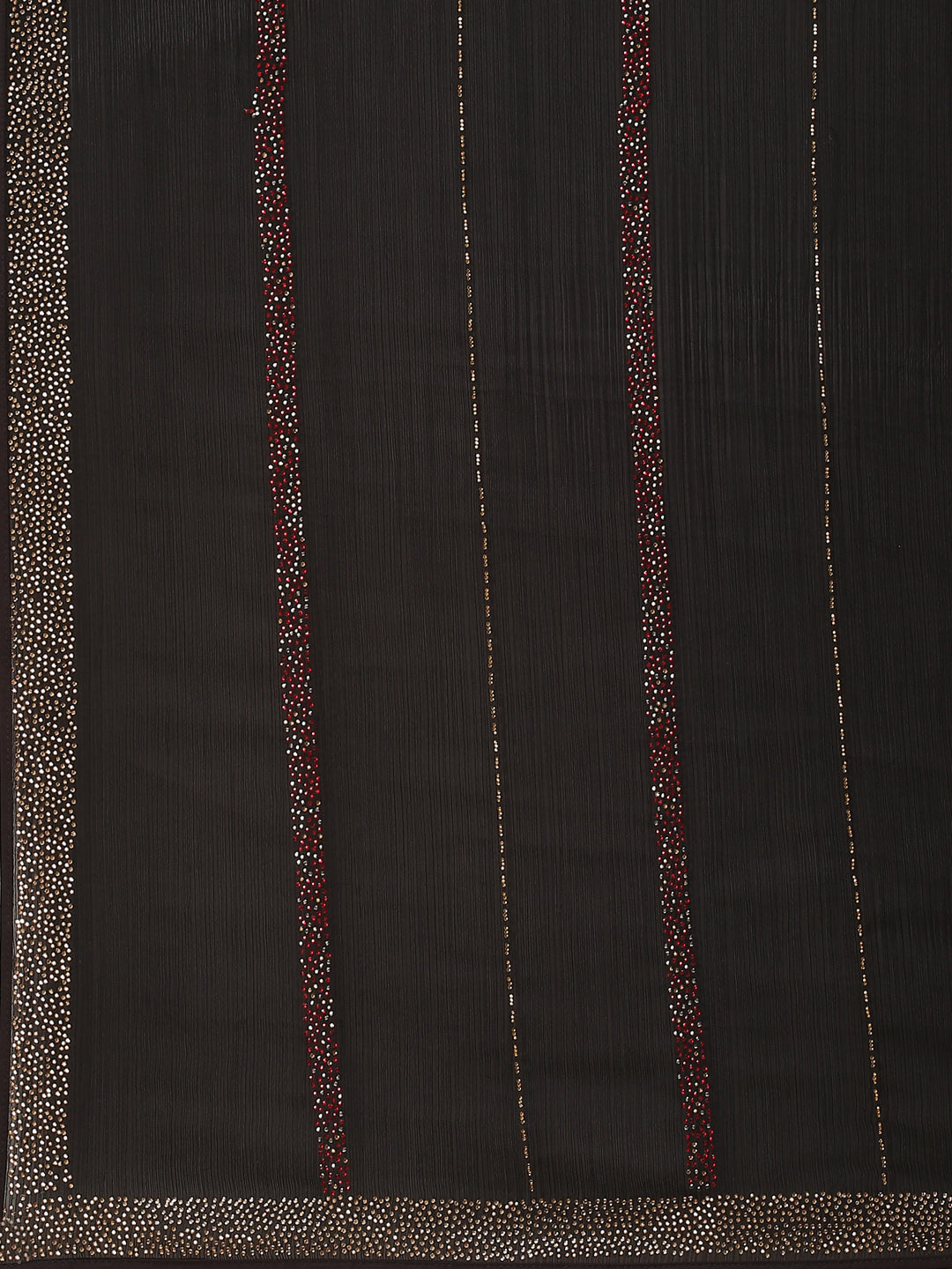 Stone Embroidered Chiffon Saree