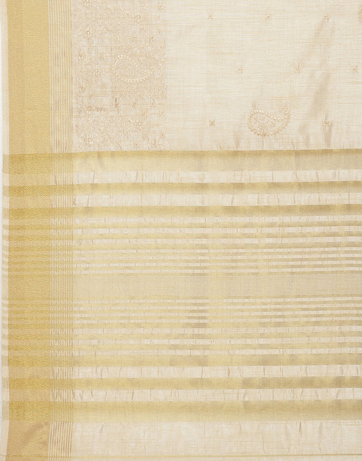 Woven Embroidered Art Handloom Saree
