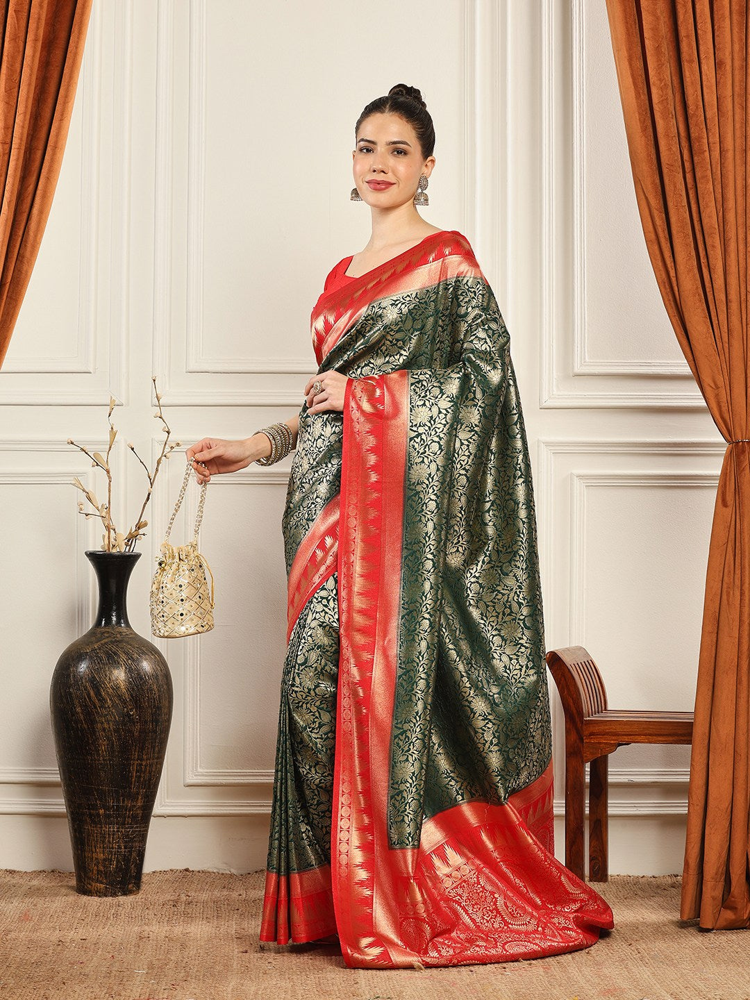 Woven Design Art Silk Saree
