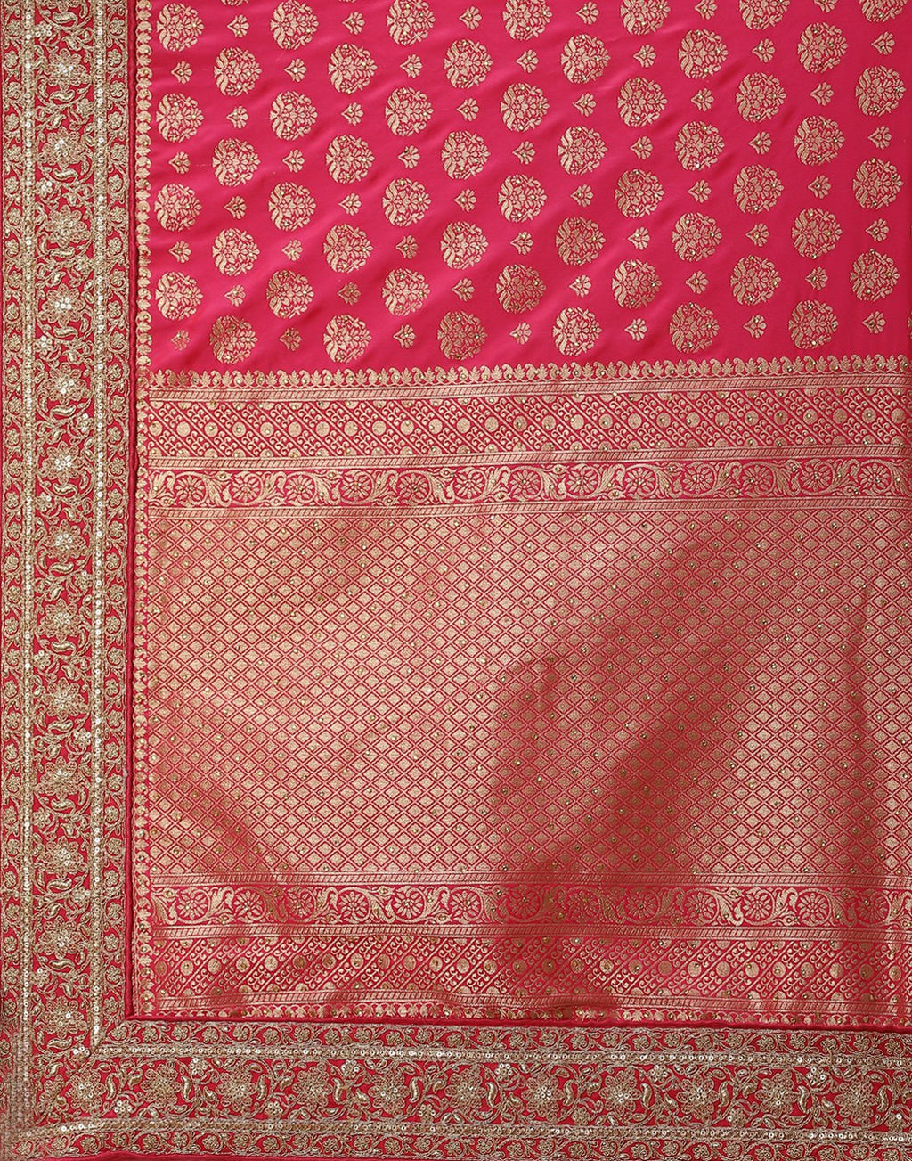 Banarasi Silk Woven Embroidery Saree