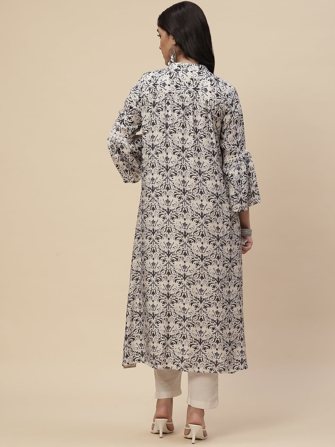 Printed Muslin Kurta