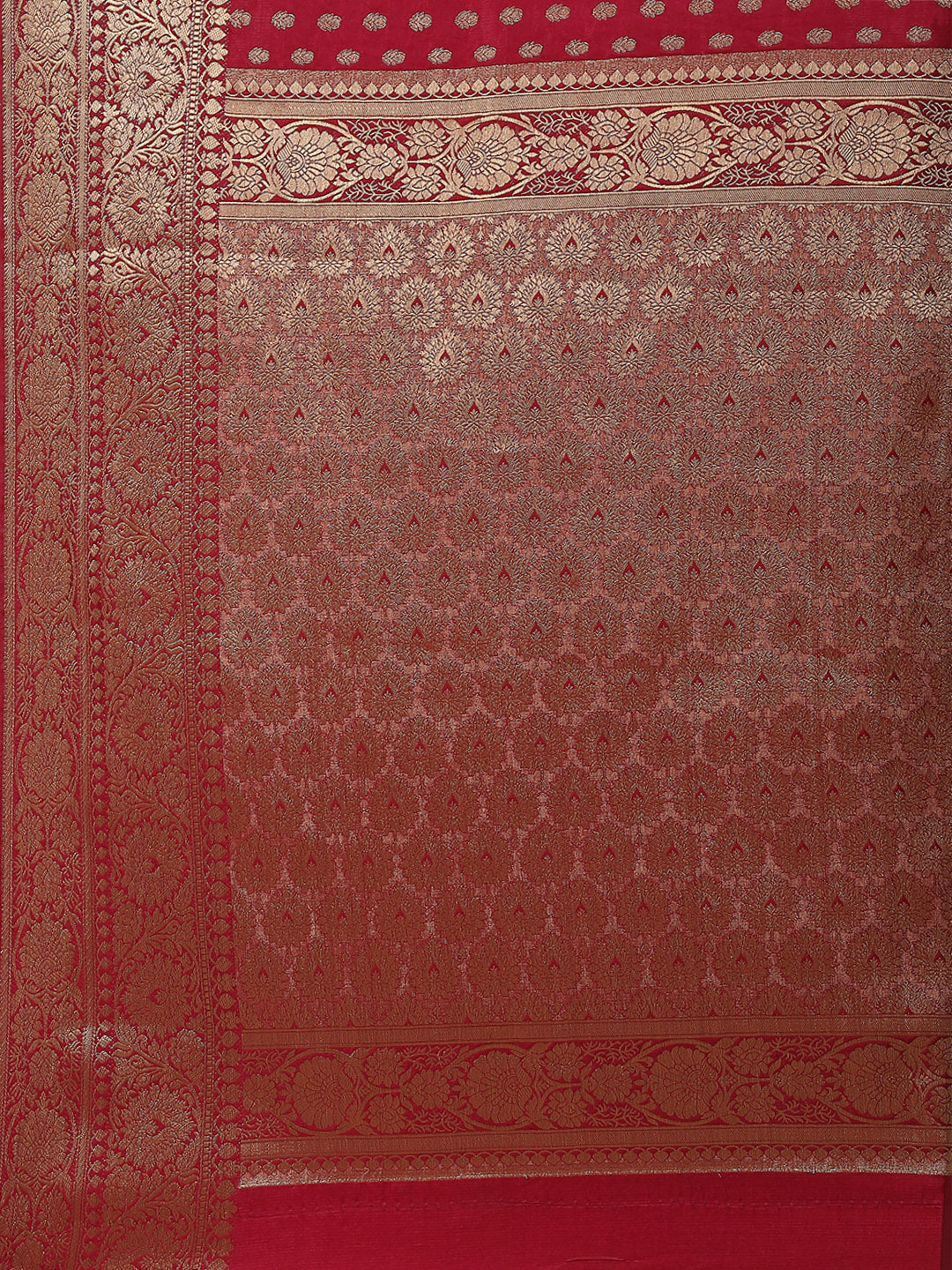 Zari Booti Woven Handloom Saree