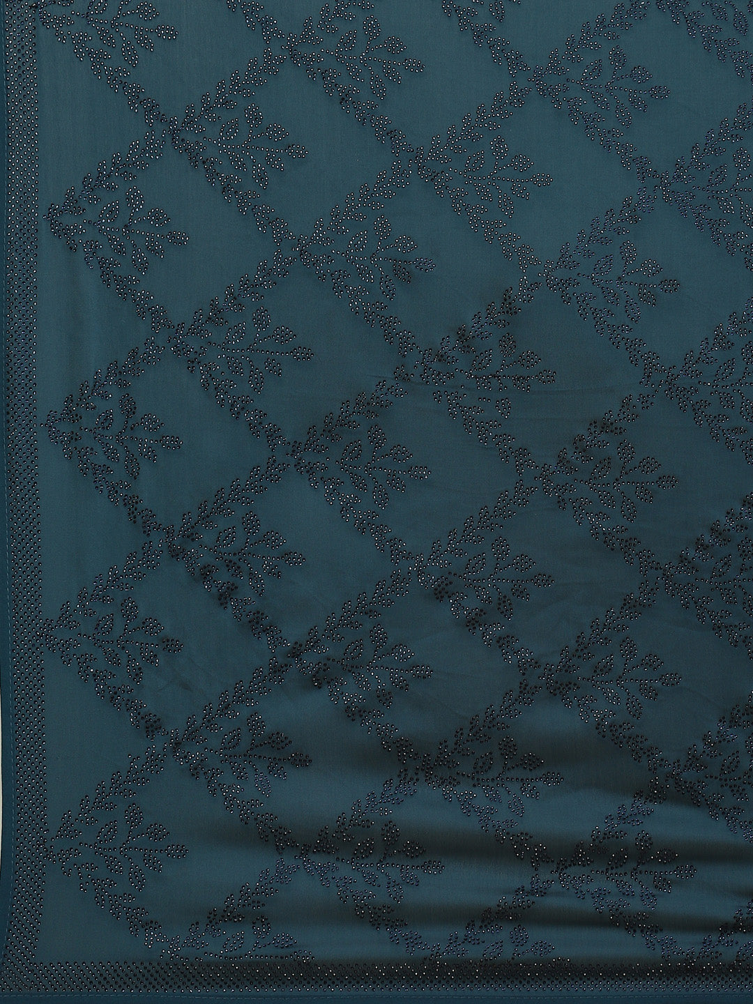 Swarovski Jaal Embroidered Satin Saree