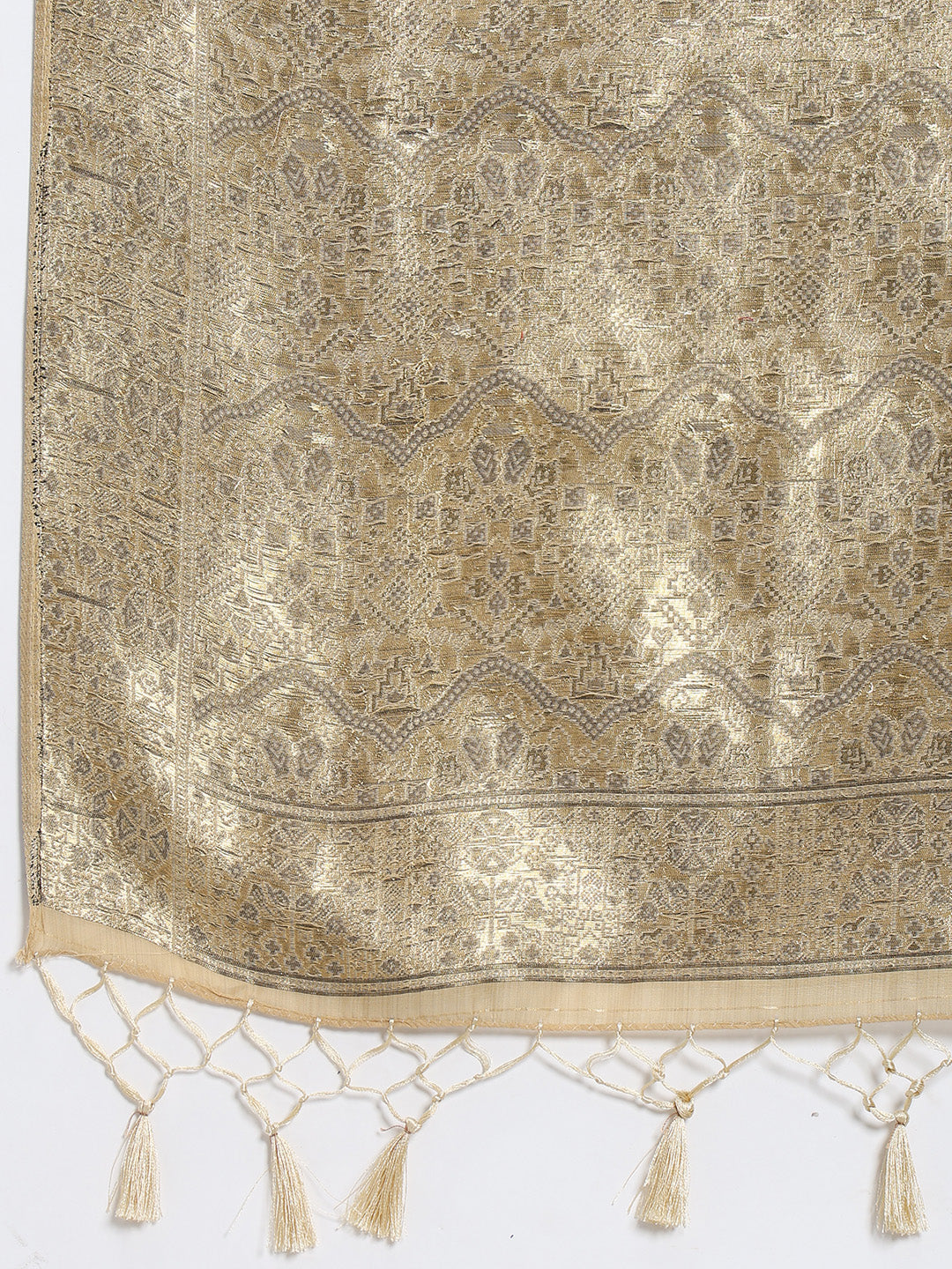Zari Jaal Art Silk Woven Saree