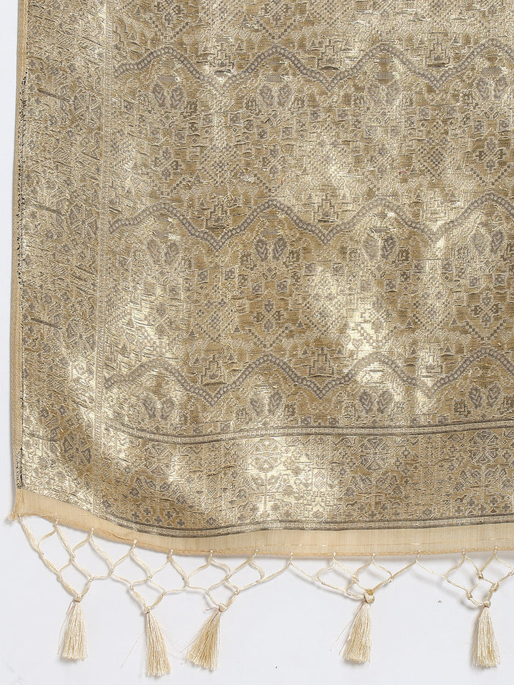Zari Jaal Art Silk Woven Saree