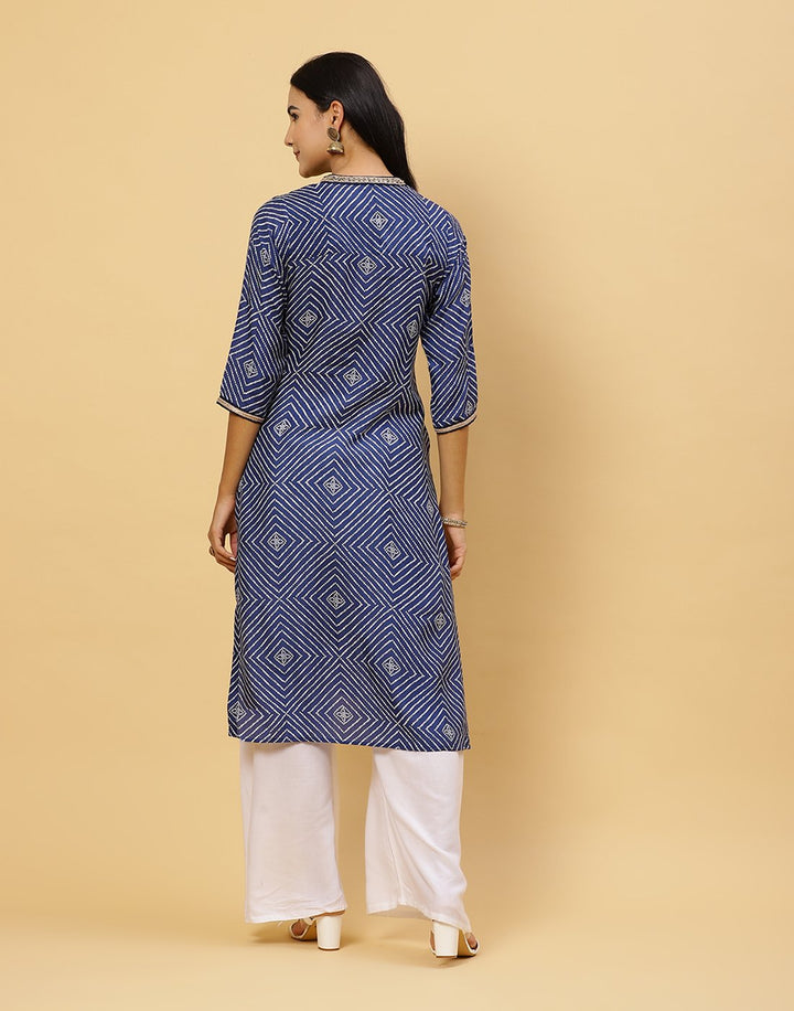 Printed Cotton Muslin Kurti