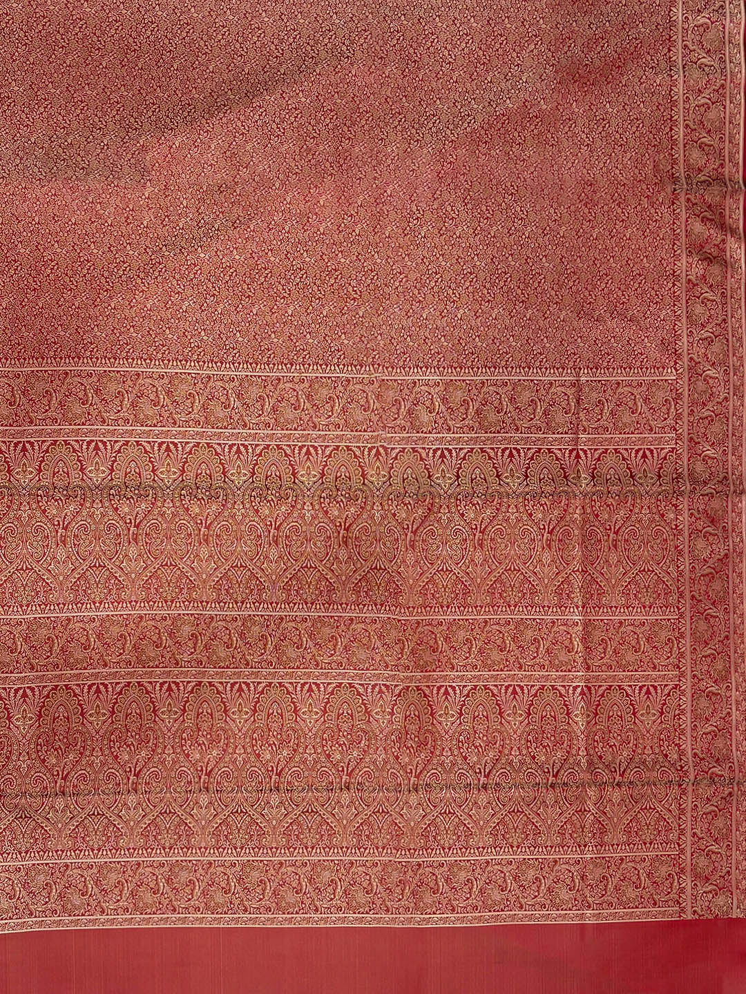 Maroon Woven Design Satan Resham Banarasi Saree