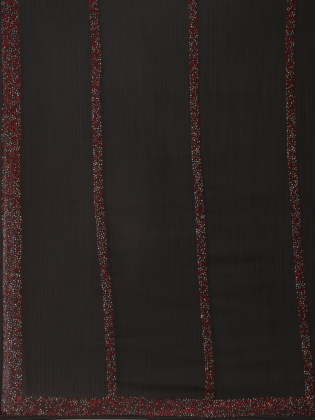 Stone Embroidered Chiffon Saree