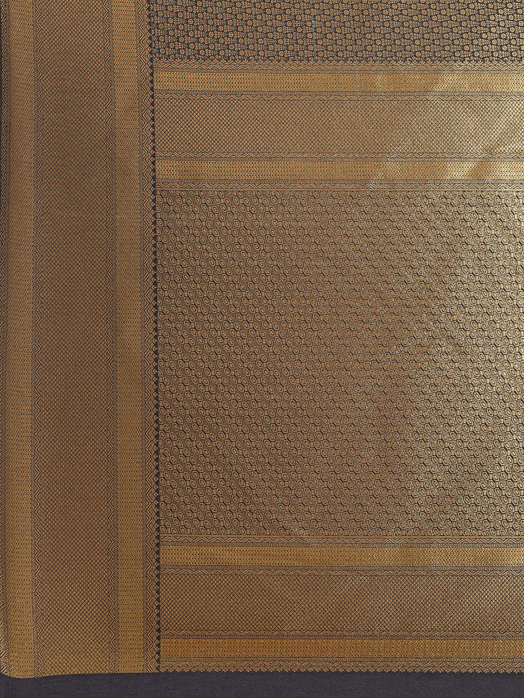 Brocade Zari Booti Art Handloom Woven Saree