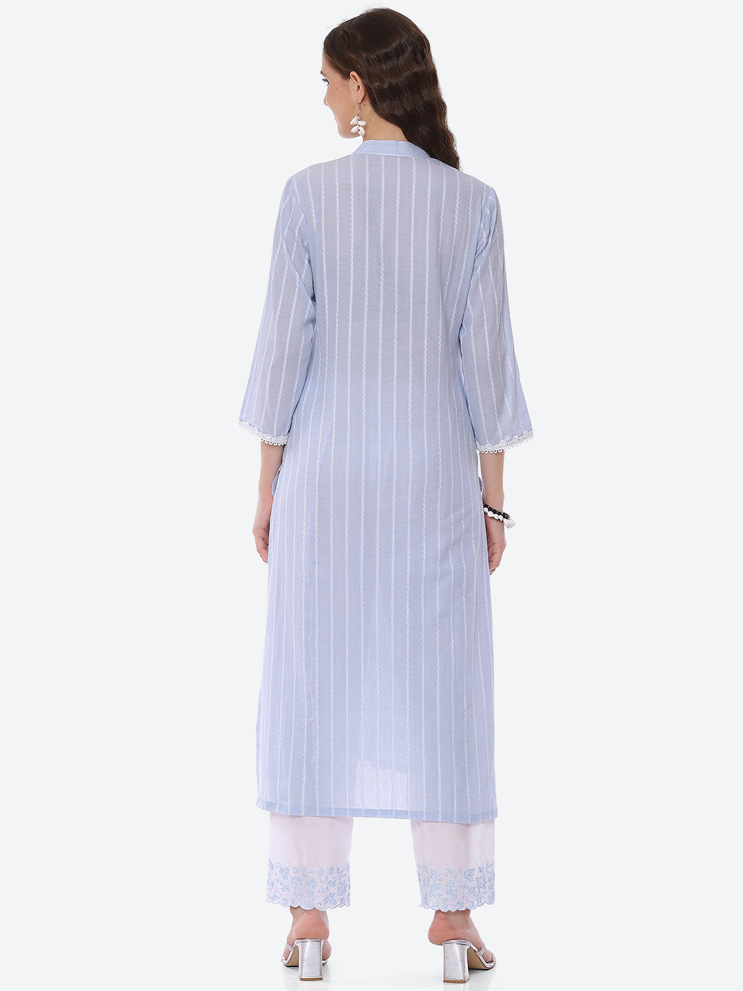 Printed Cotton Kurta With Pant