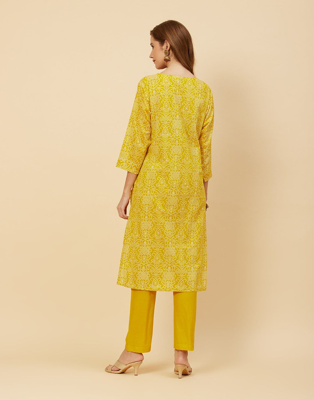 Printed Cotton Kurti With Pant
