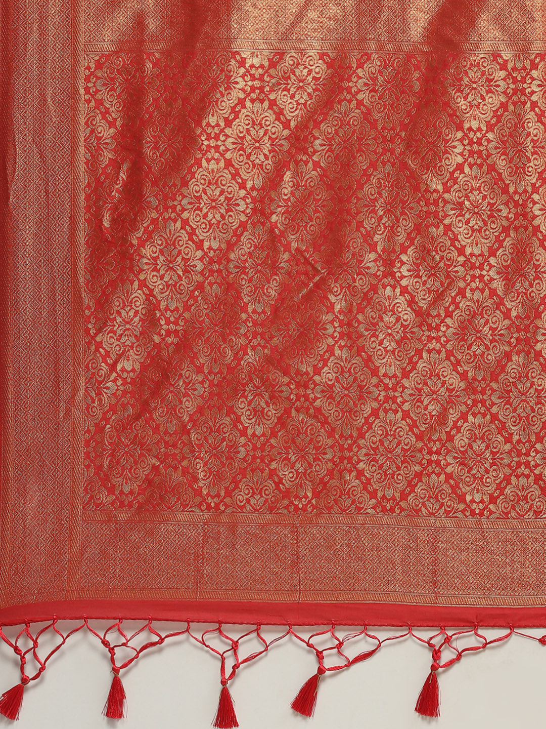 Zari Jaal Woven Handloom Saree