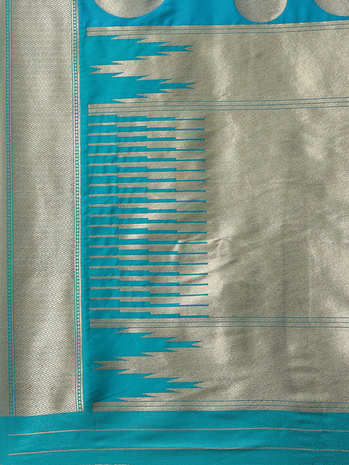 Zari Jaal Banarasi Woven Saree