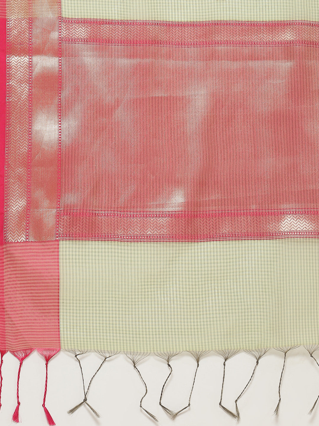 Zari Booti Woven Cotton Saree
