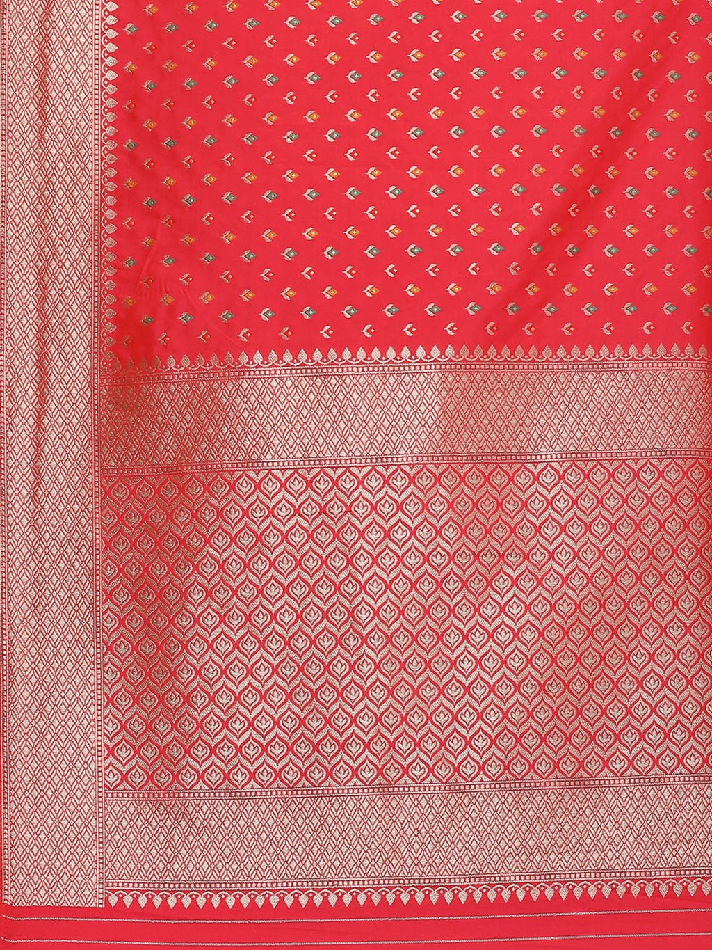 Zari Booti Woven Art Silk Banarsi Saree