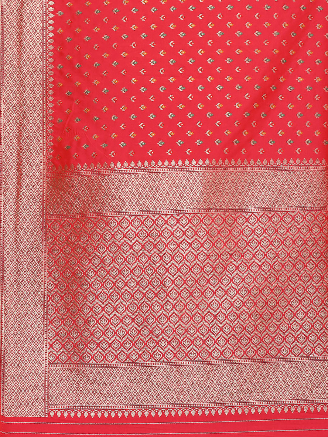 Zari Booti Woven Art Silk Banarsi Saree