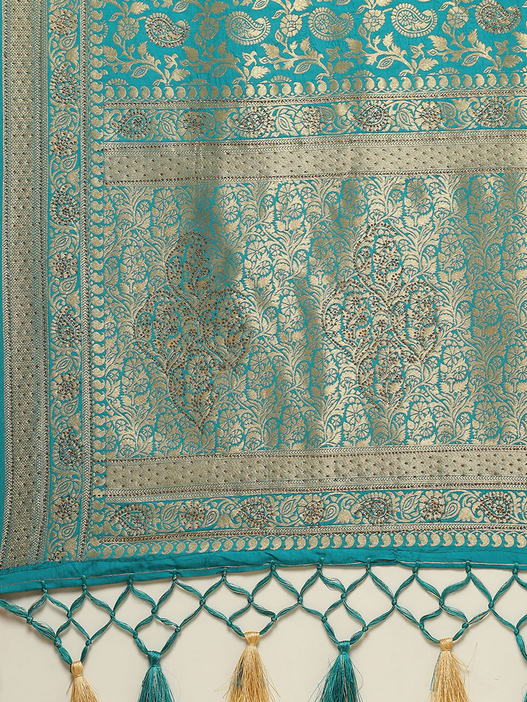 Stone Jaal Banarasi Saree