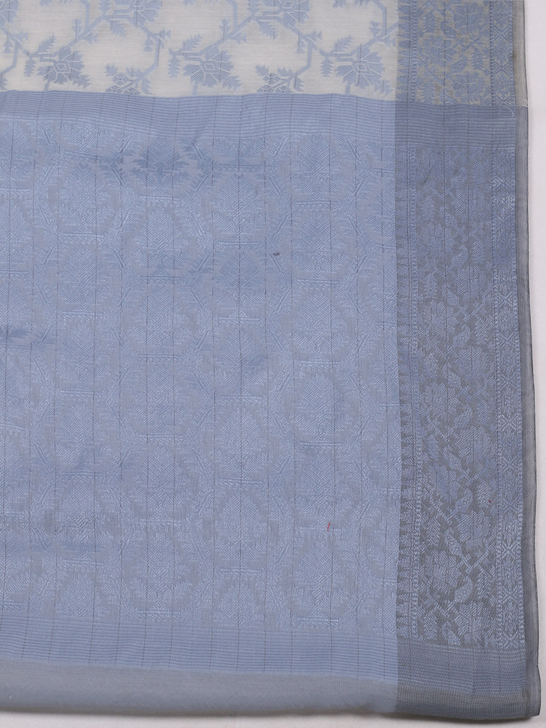 Resham Woven Design Cotton Saree