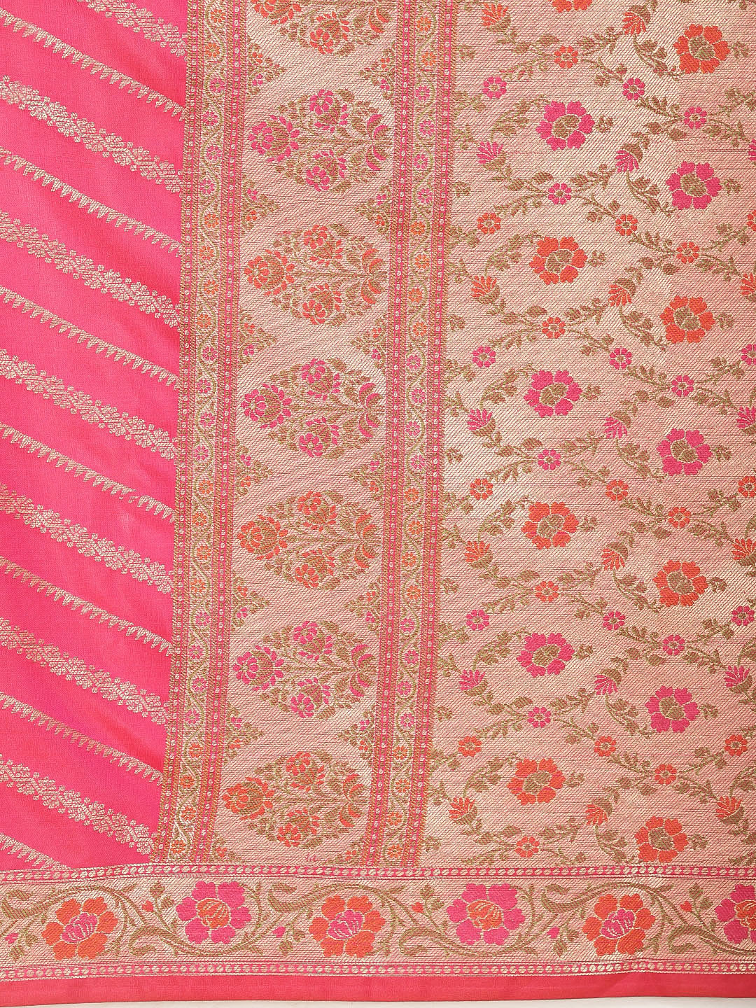 Zari Jaal Woven Cotton Saree