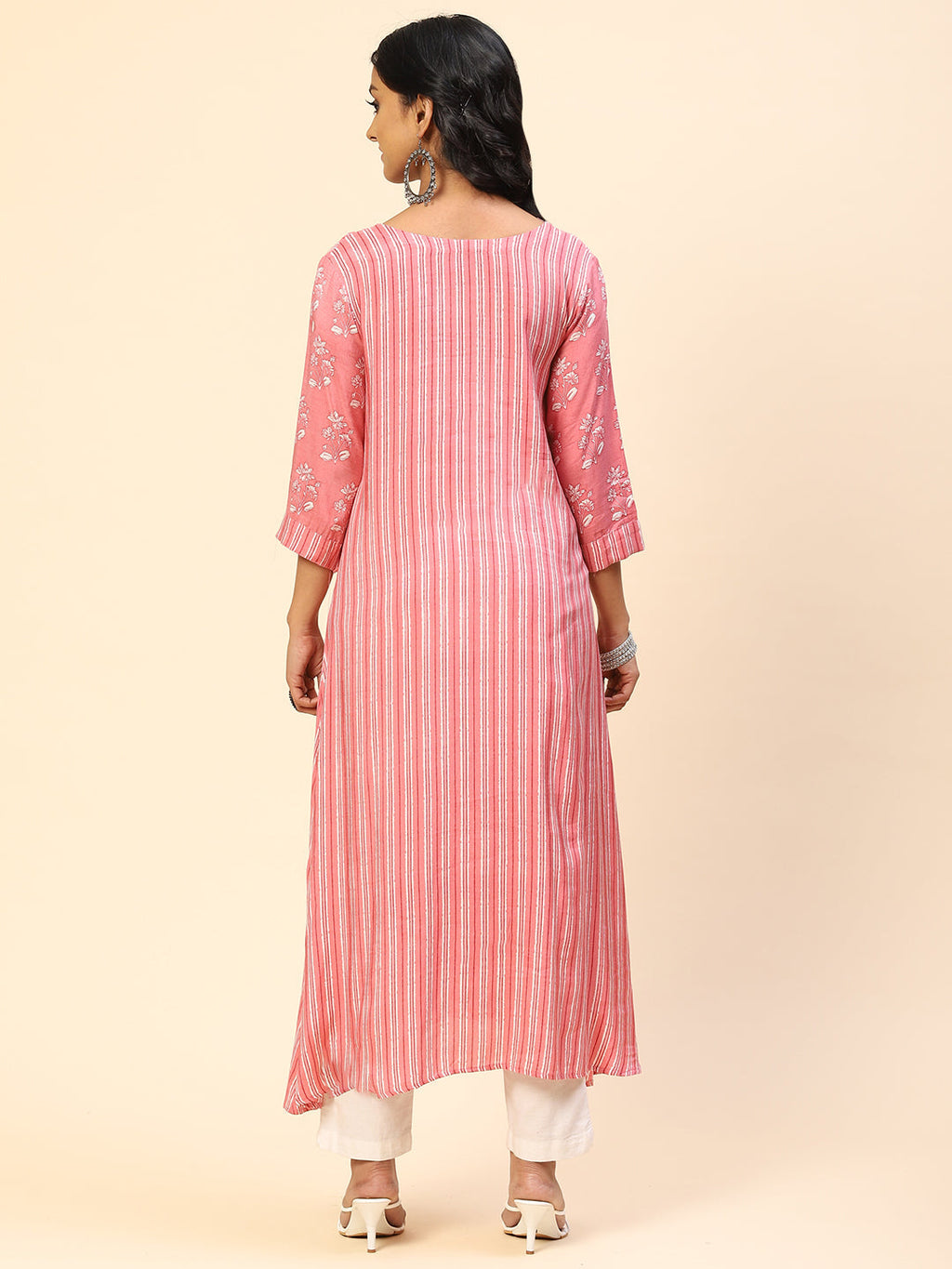 Printed Muslin Straight Kurta
