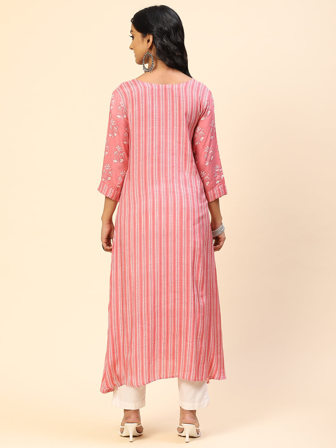 Printed Muslin Straight Kurta