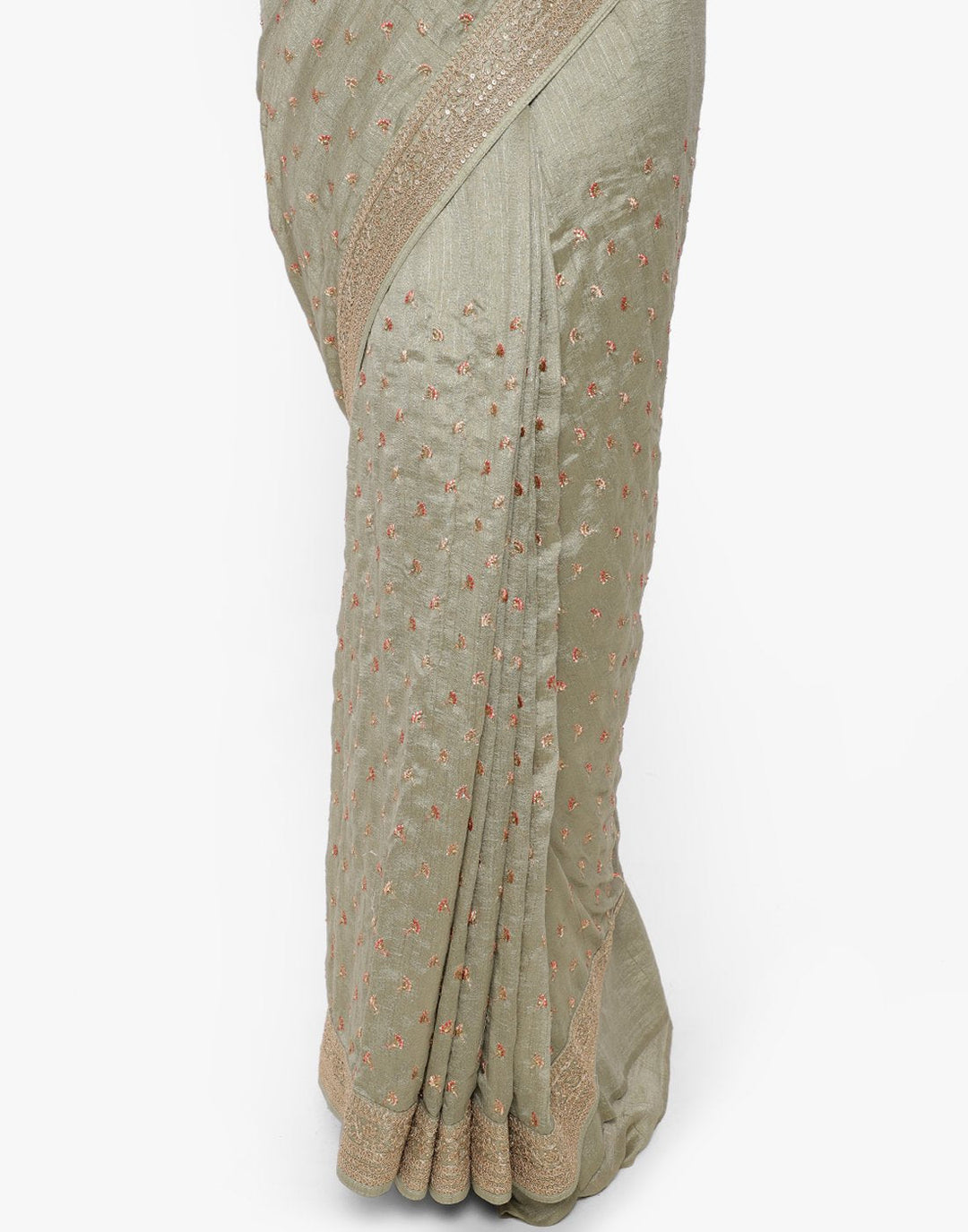 Dupi Silk Saree With Swaroski