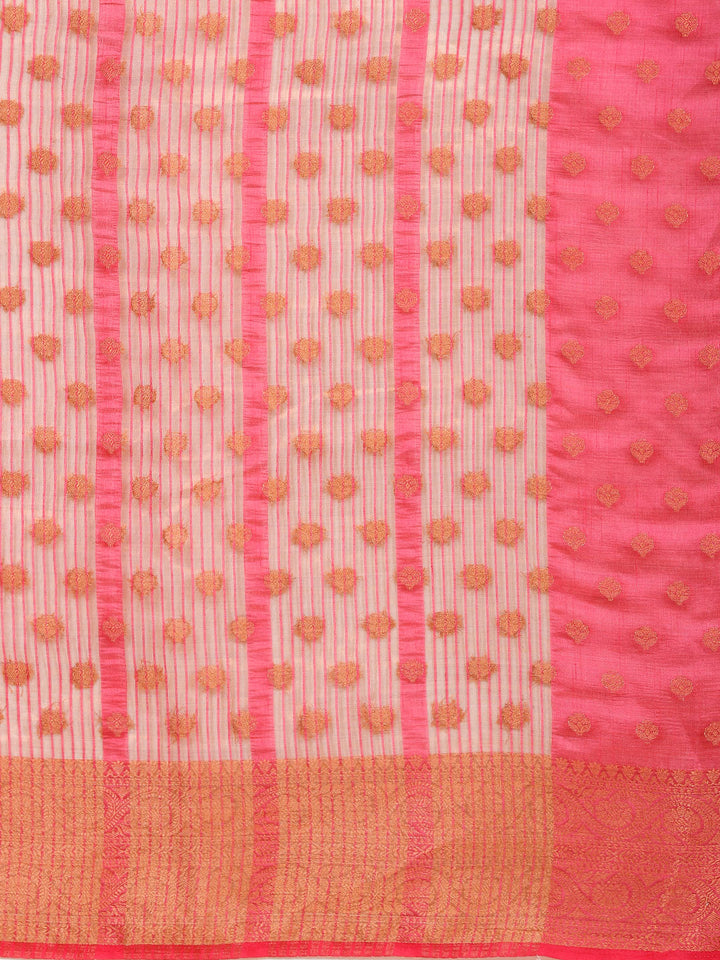 Zari Border Handloom Woven Saree