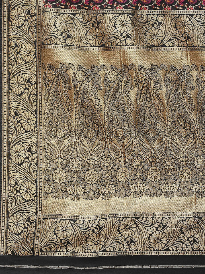 Zari Jaal Handloom Woven Saree