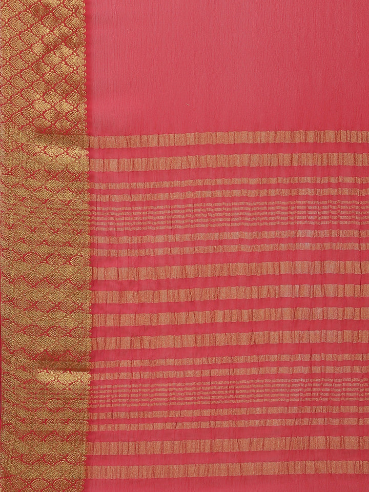 Chiffon Plain Saree
