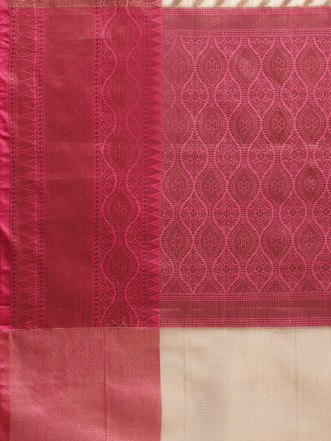 Zari Jaal Cotton Woven Saree