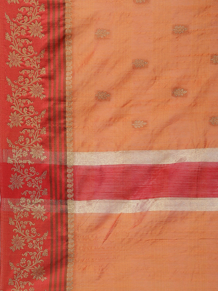 Zari Border Cotton Woven Saree