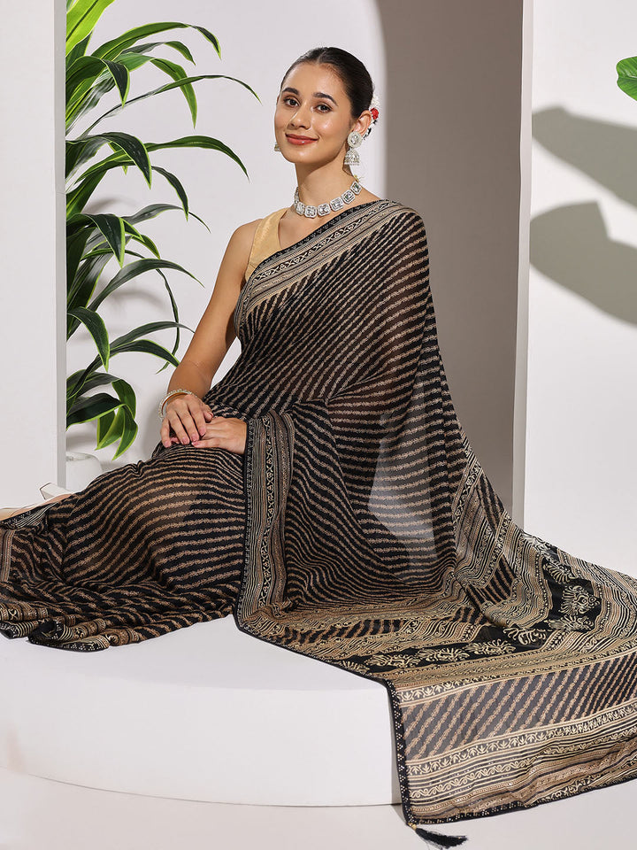 Lehriya Printed Georgette Saree