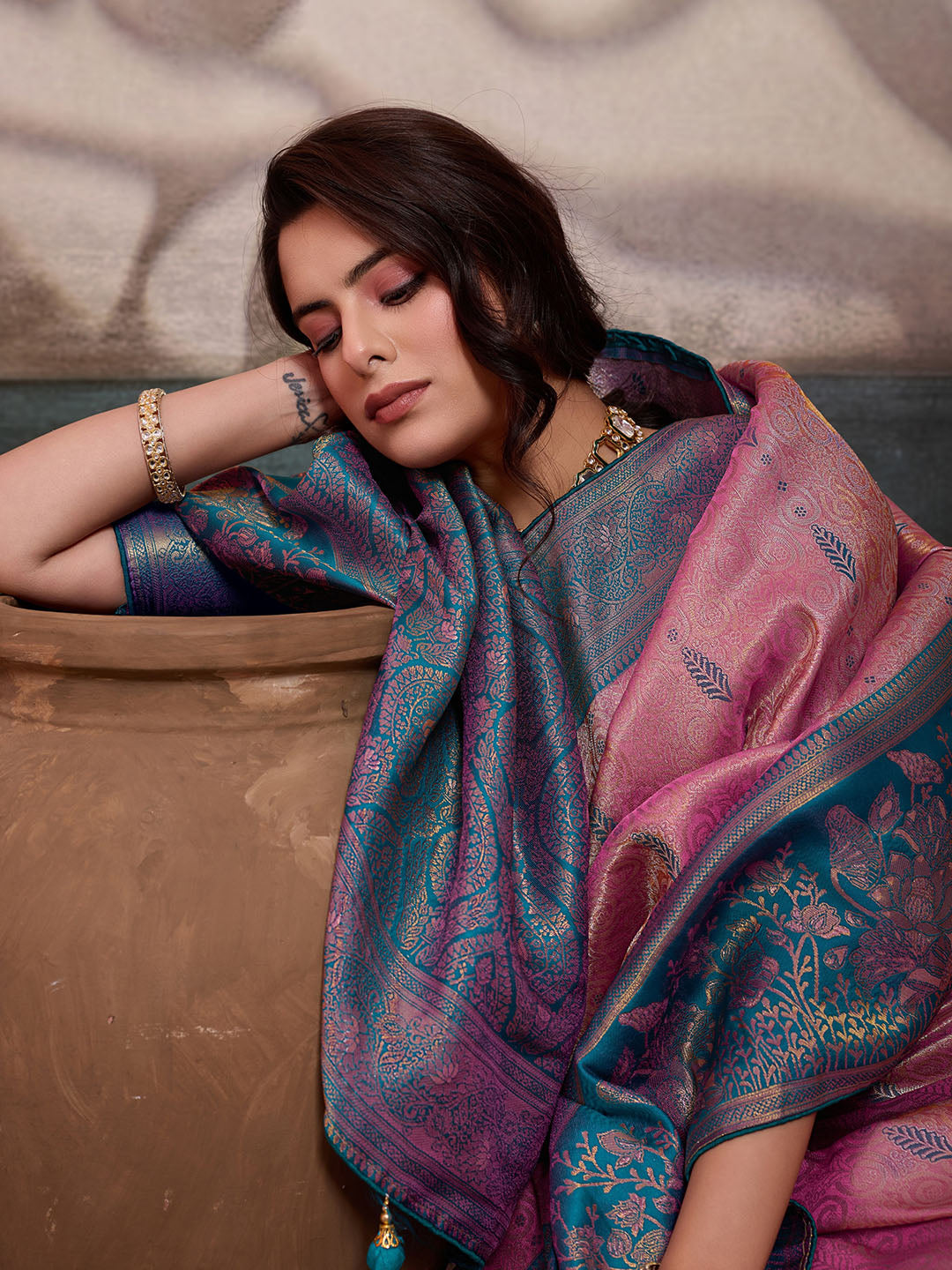 Woven Design Art Silk Saree