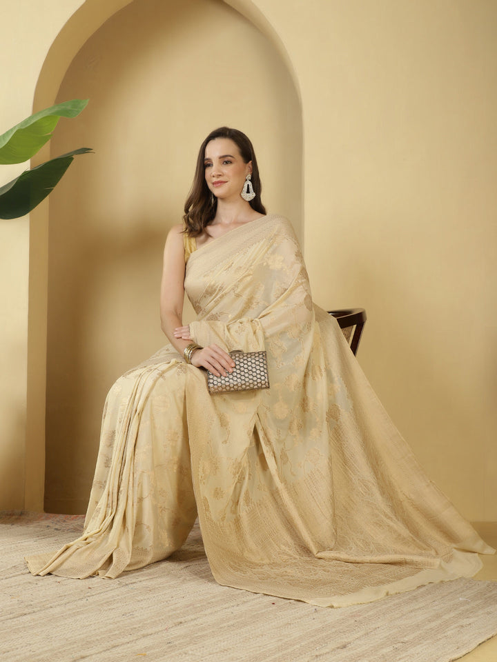Zari Jaal Georgette Saree