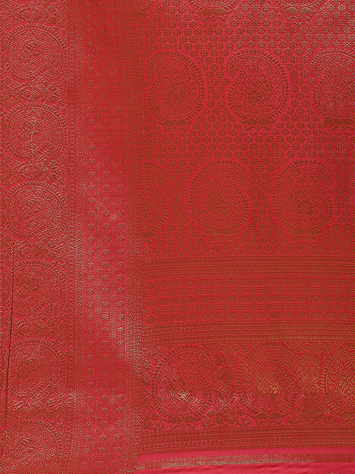 Zari Booti Woven Art Handloom Saree