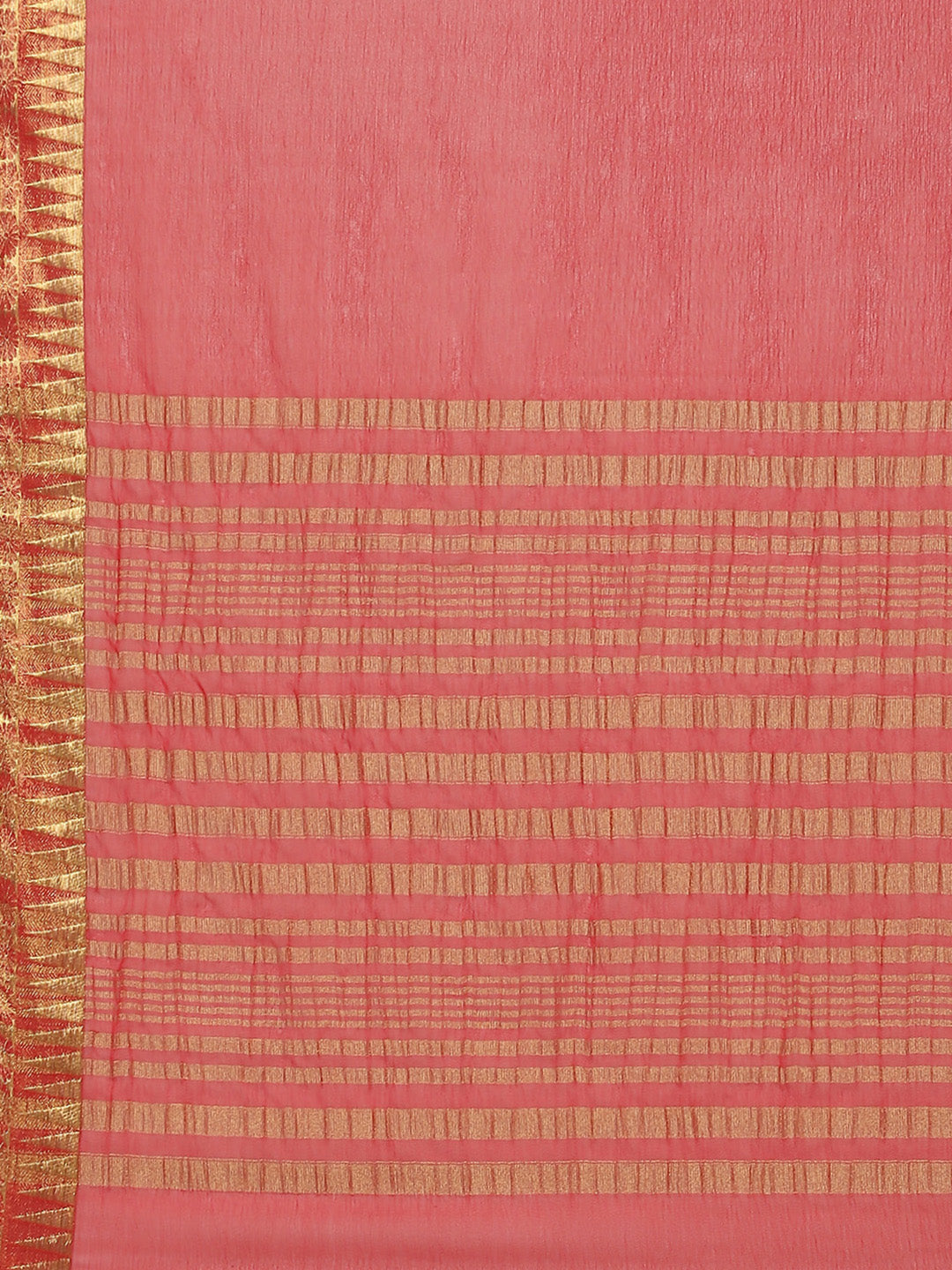 Zari Border Booti Chiffon Woven Saree