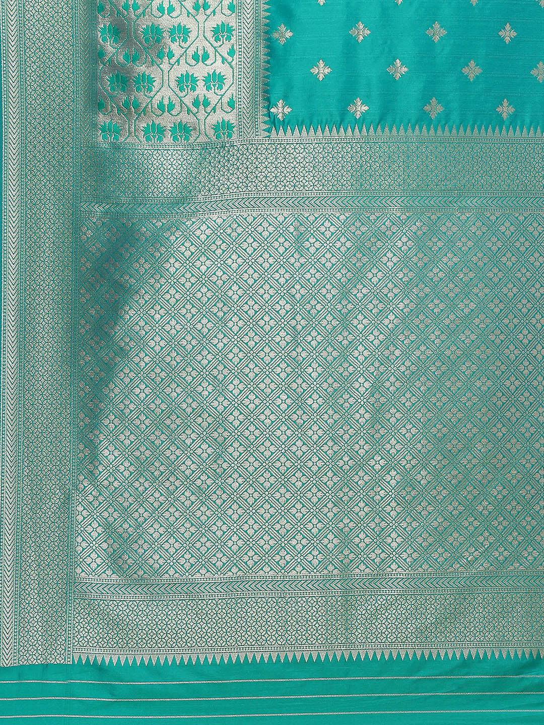 Zari Booti Woven Art Silk Banarsi Saree