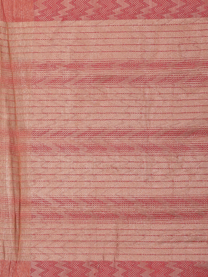 Brocade Zari Jaal Handloom Woven Saree