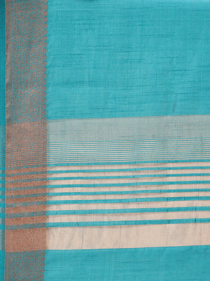 Zari Border Booti Handloom Woven Saree