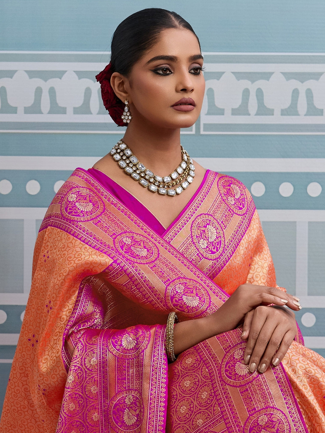 Woven Design Art Silk Saree