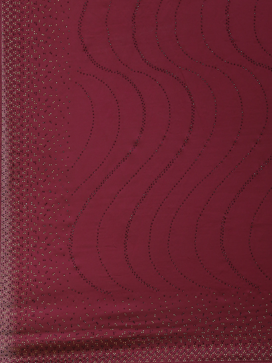 Stone Work Handloom Pure Satin Embroidered Saree