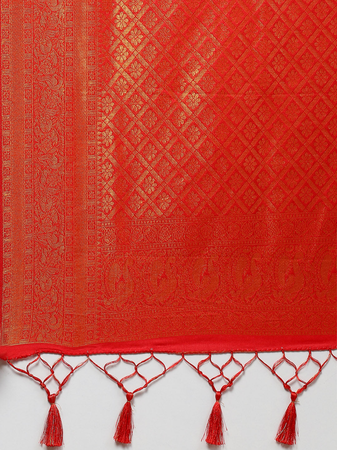 Zari Jaal Handloom Woven Saree