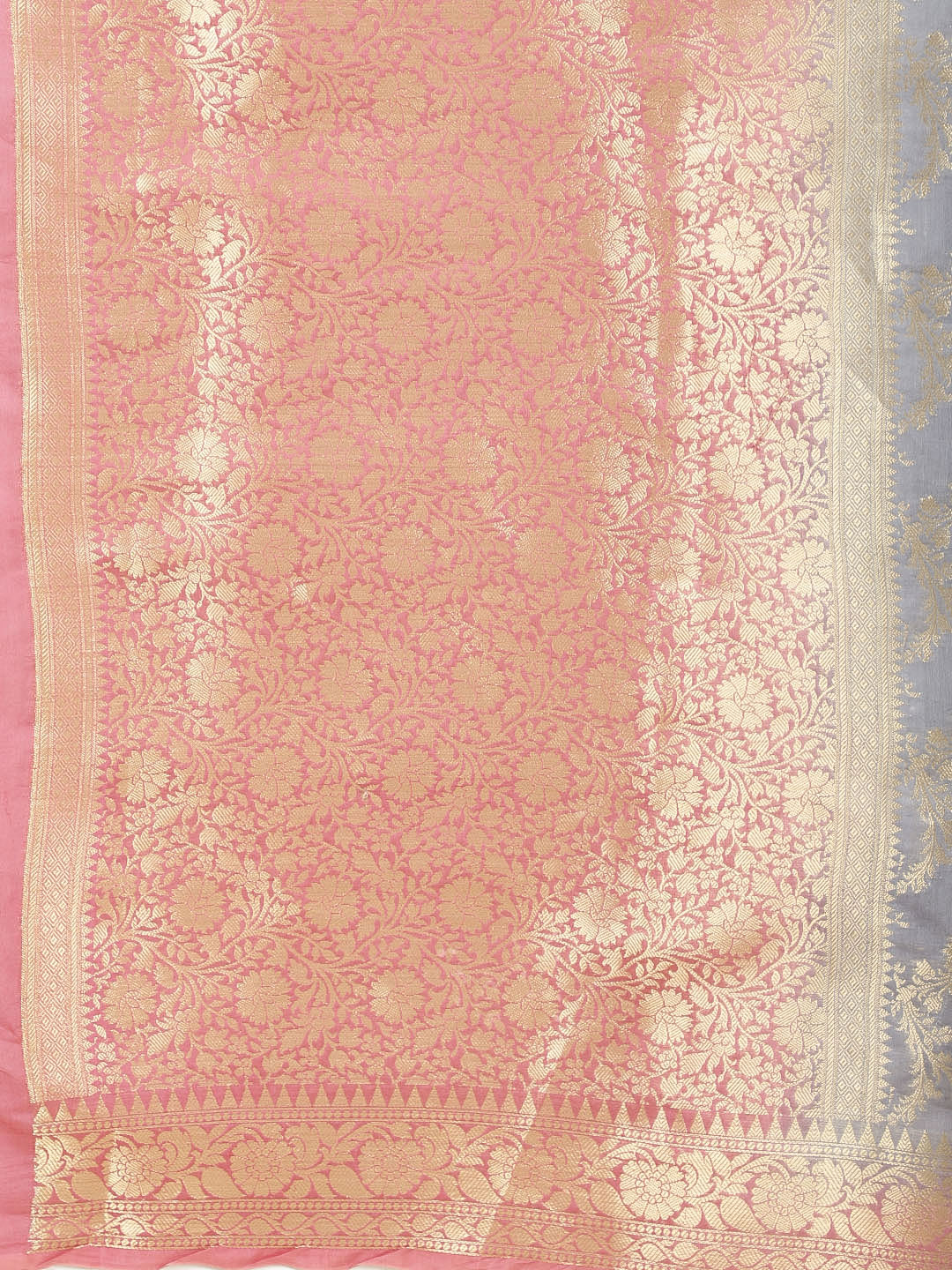 Zari Jaal Woven Cotton Saree