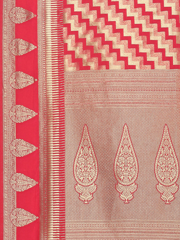 Zari Jaal Woven Handloom Saree