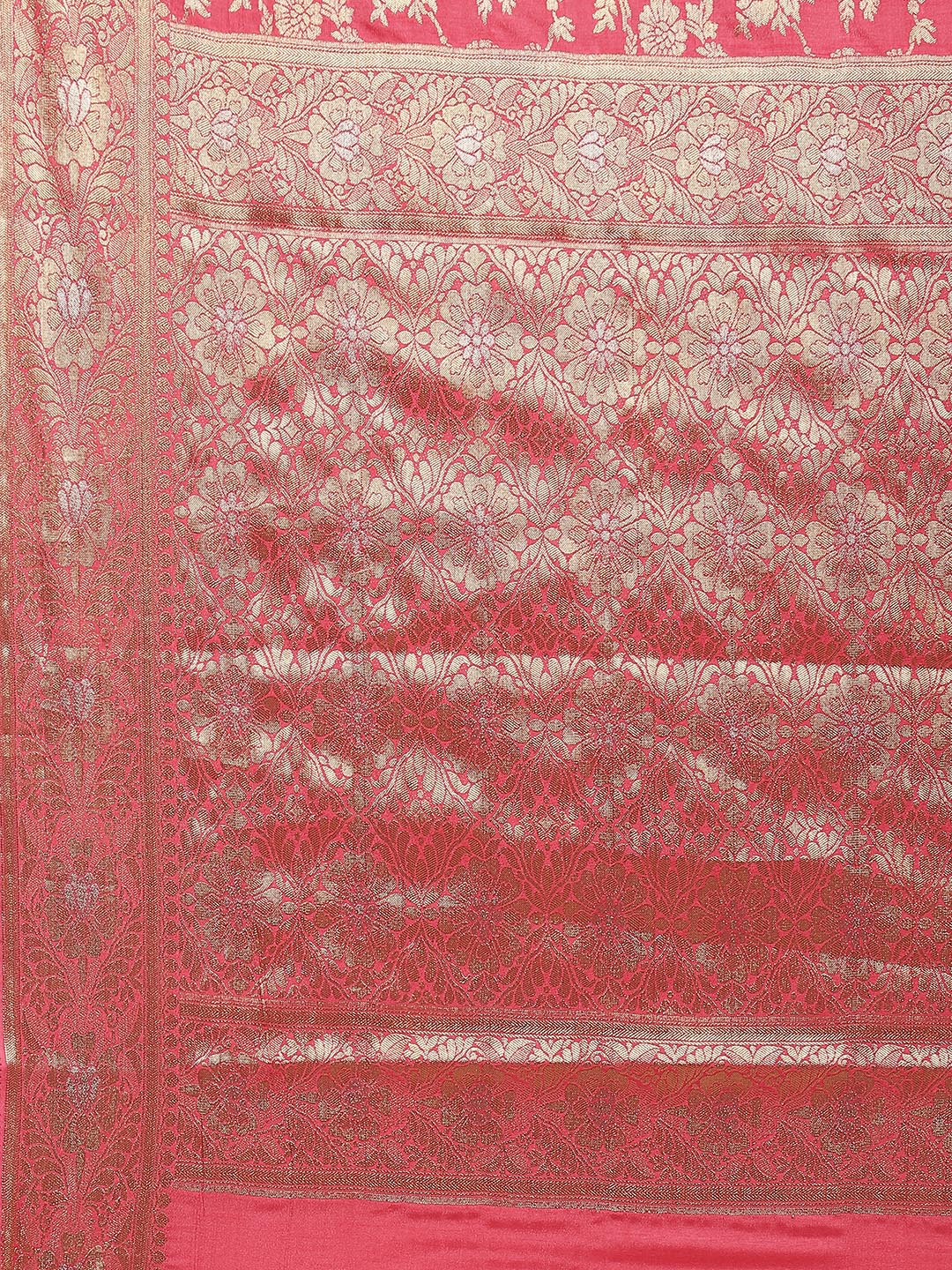 Zari Jaal Art Handloom Woven Saree
