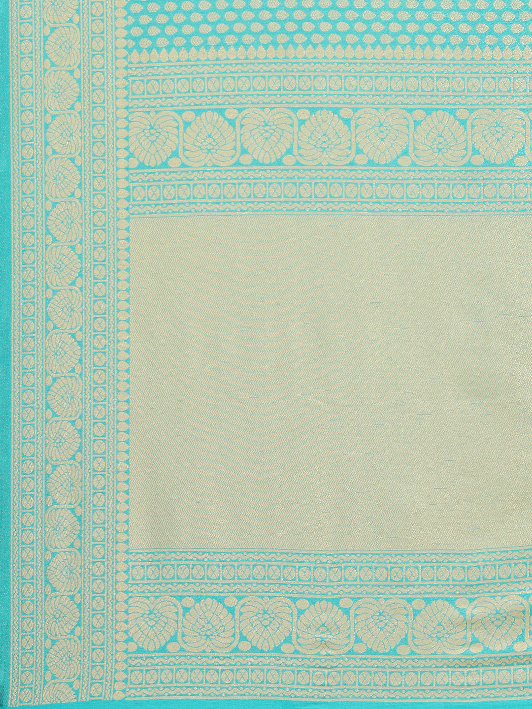 Brocade  Art Handloom Saree with Zari Border