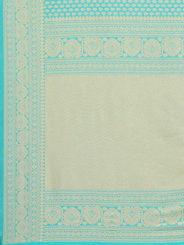 Brocade  Art Handloom Saree with Zari Border