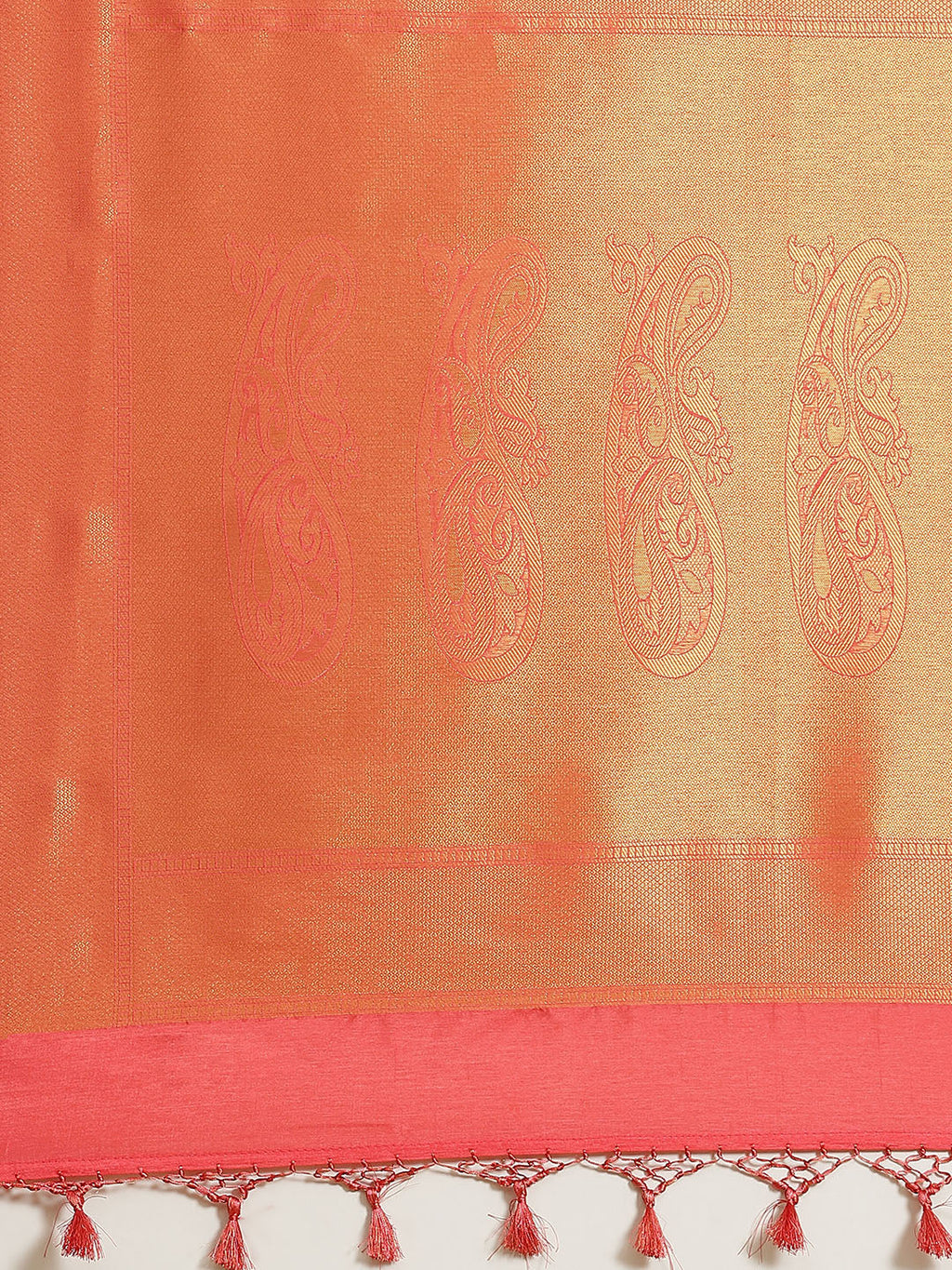 Brocade Zari Jaal Art Handloom Woven Saree